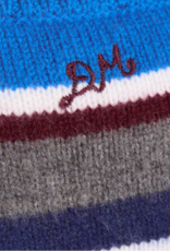 Damson Madder Gilet 'Sofie' - Blue Stripe - Damson Madder