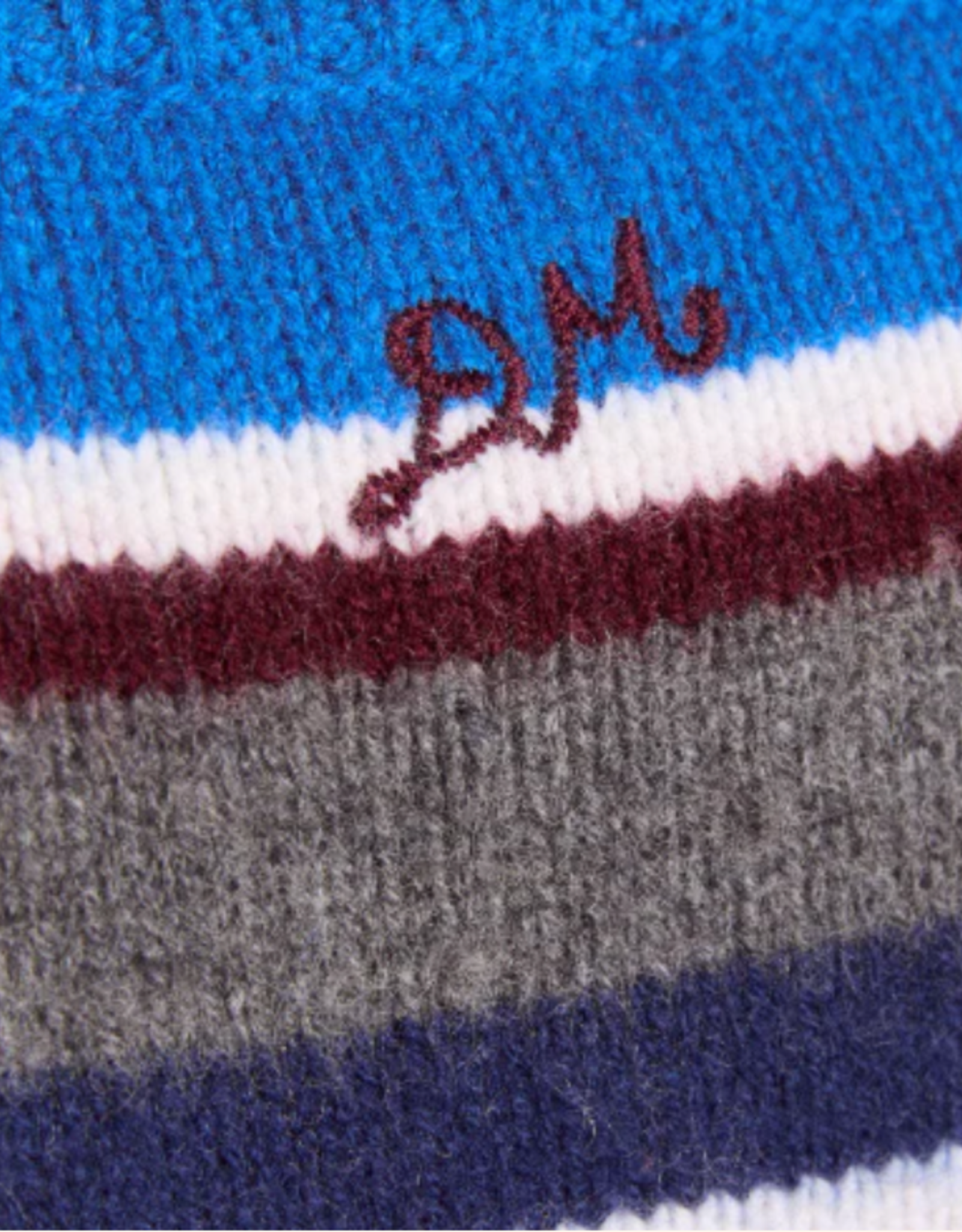 Damson Madder Gilet 'Sofie' - Blue Stripe - Damson Madder