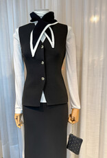 Waistcoat 'Sway' - Black - Neo Noir