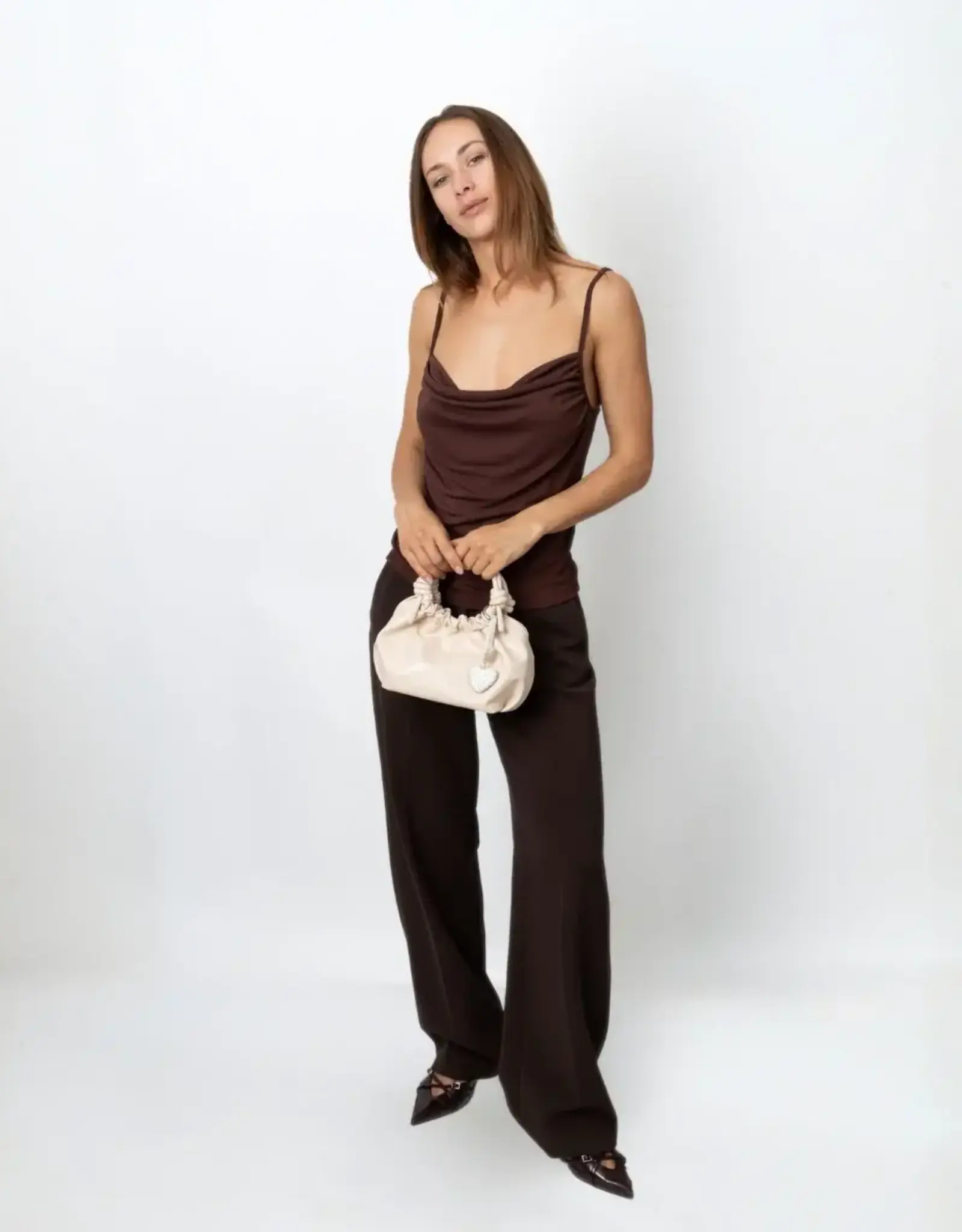 HVISK Handtas  'Jolly Shell Structure' - Oat White - Hvisk