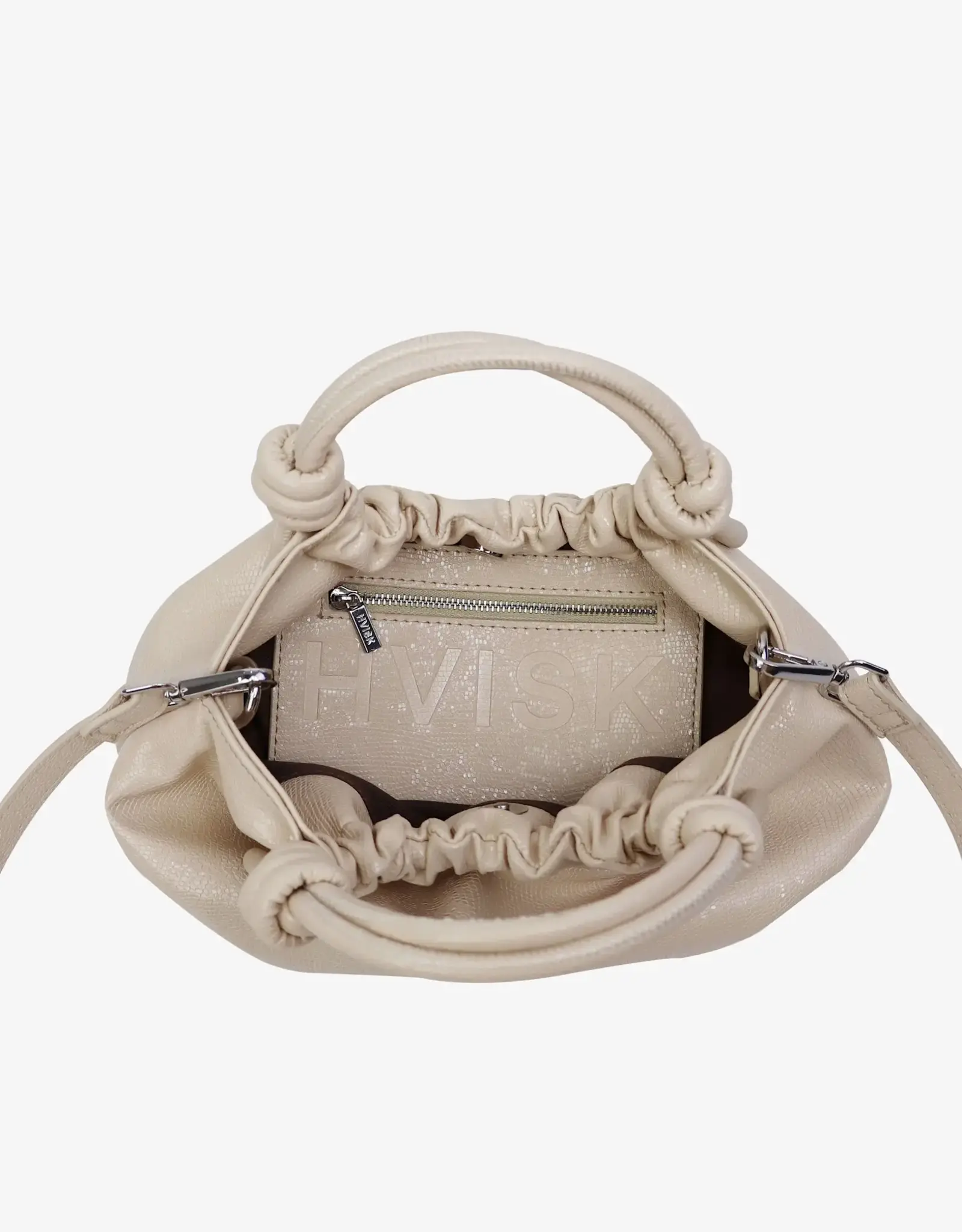 HVISK Handtas  'Jolly Shell Structure' - Oat White - Hvisk