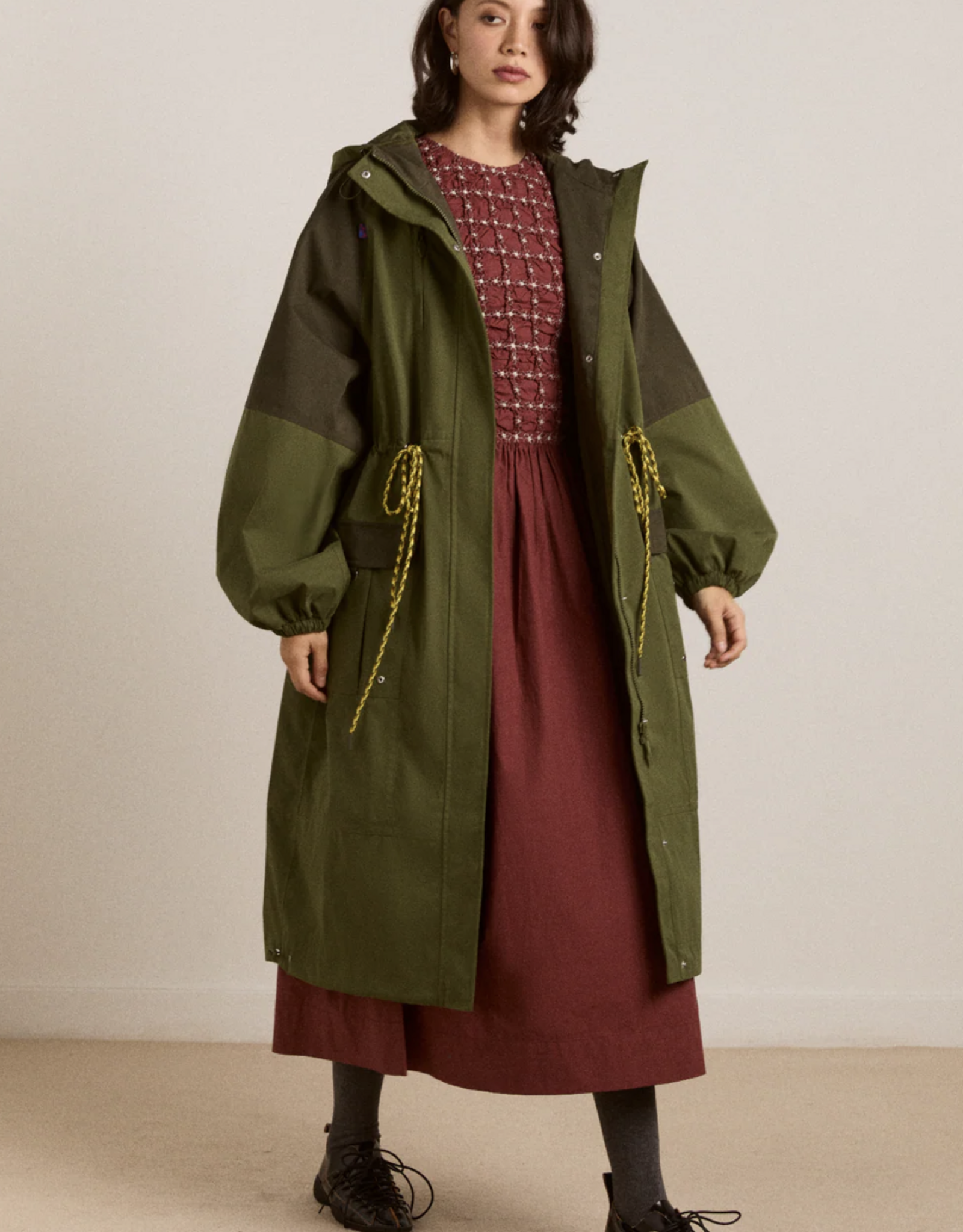 Damson Madder Raincoat 'Logan' - Forrest  - Damson Madder