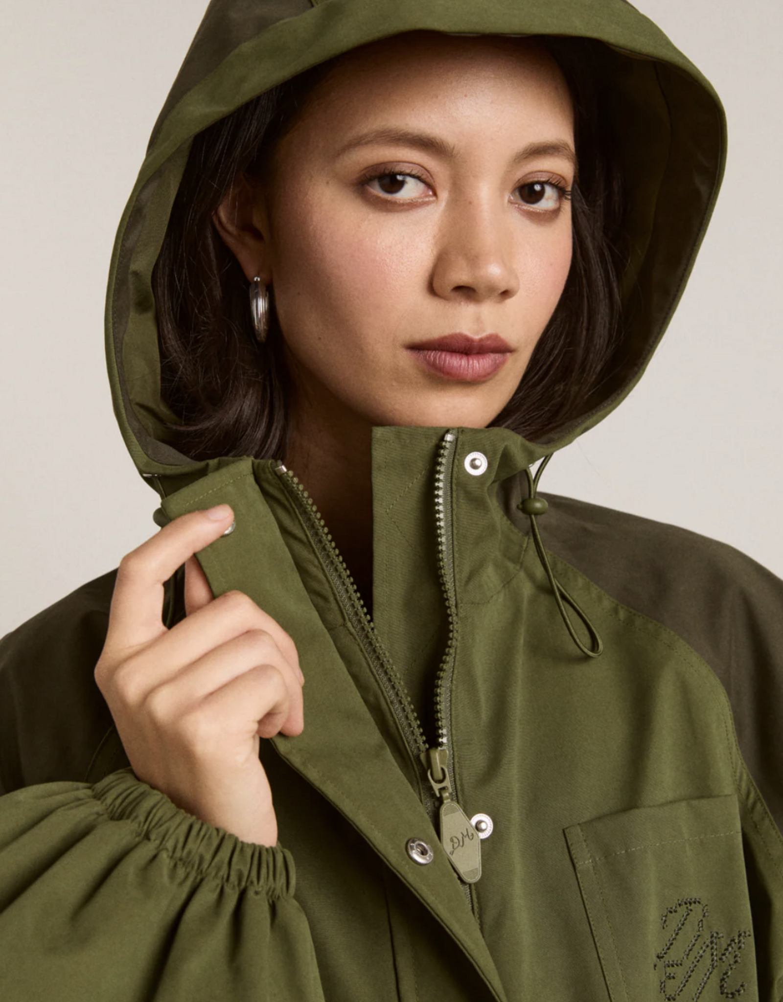 Damson Madder Raincoat 'Logan' - Forrest  - Damson Madder
