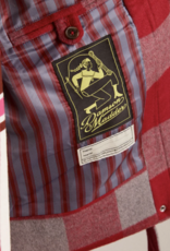 Damson Madder Bomber 'Polly Wool' - Red - Damson Madder