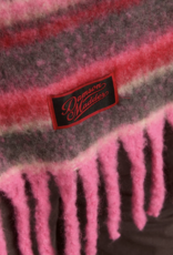 Damson Madder Sjaal 'Pink Pop Stripe' - Damson Madder