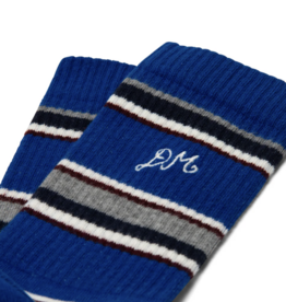 Damson Madder Socks Calf Lenght - One Size - Blue Stripe - Damson Madder
