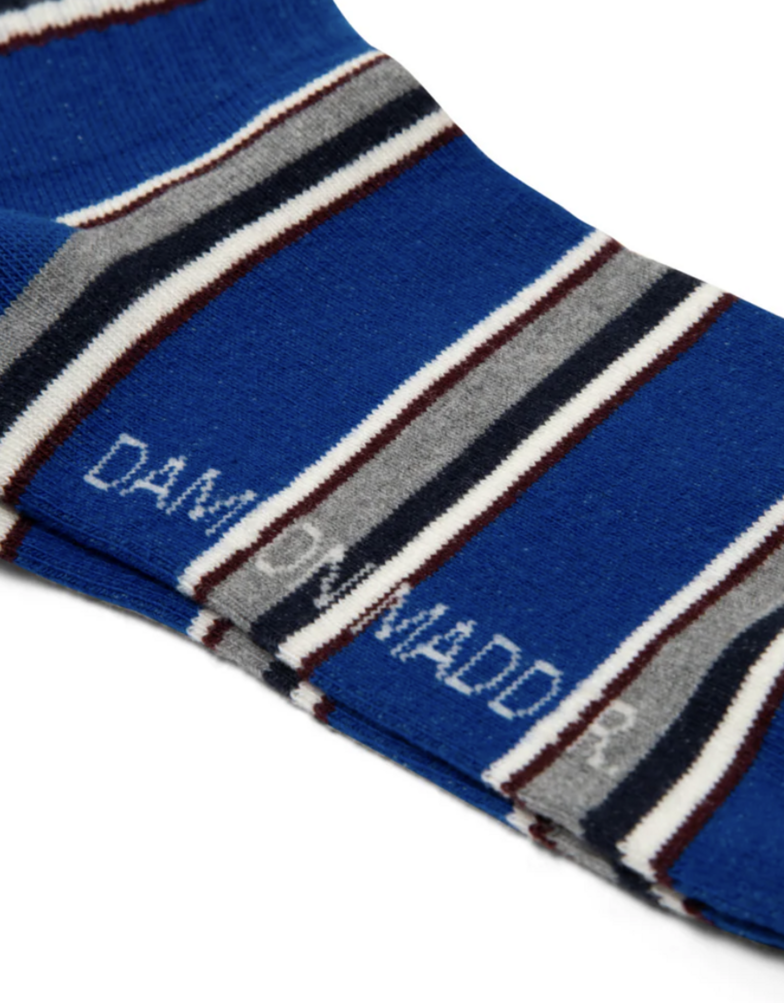 Damson Madder Socks Calf Lenght - One Size - Blue Stripe - Damson Madder