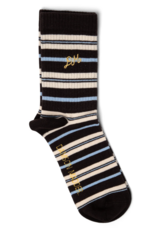 Damson Madder Socks Calf Lenght - One Size - Brown Stripe - Damson Madder