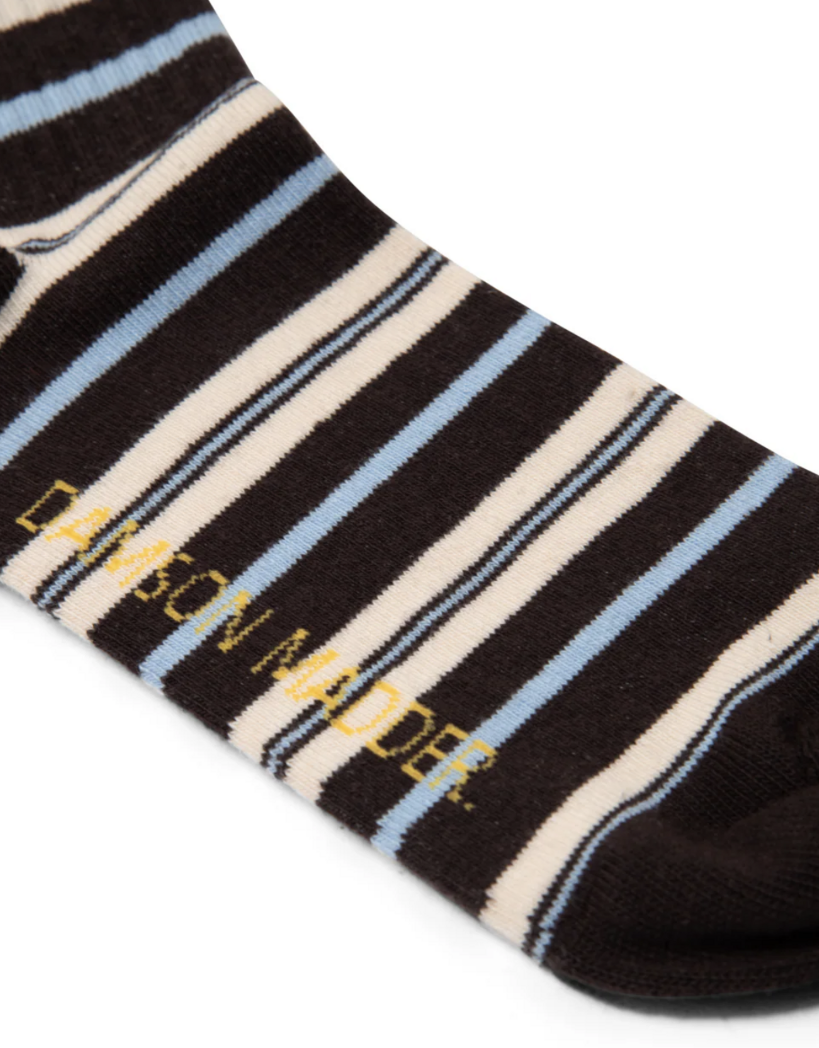 Damson Madder Socks Calf Lenght - One Size - Brown Stripe - Damson Madder