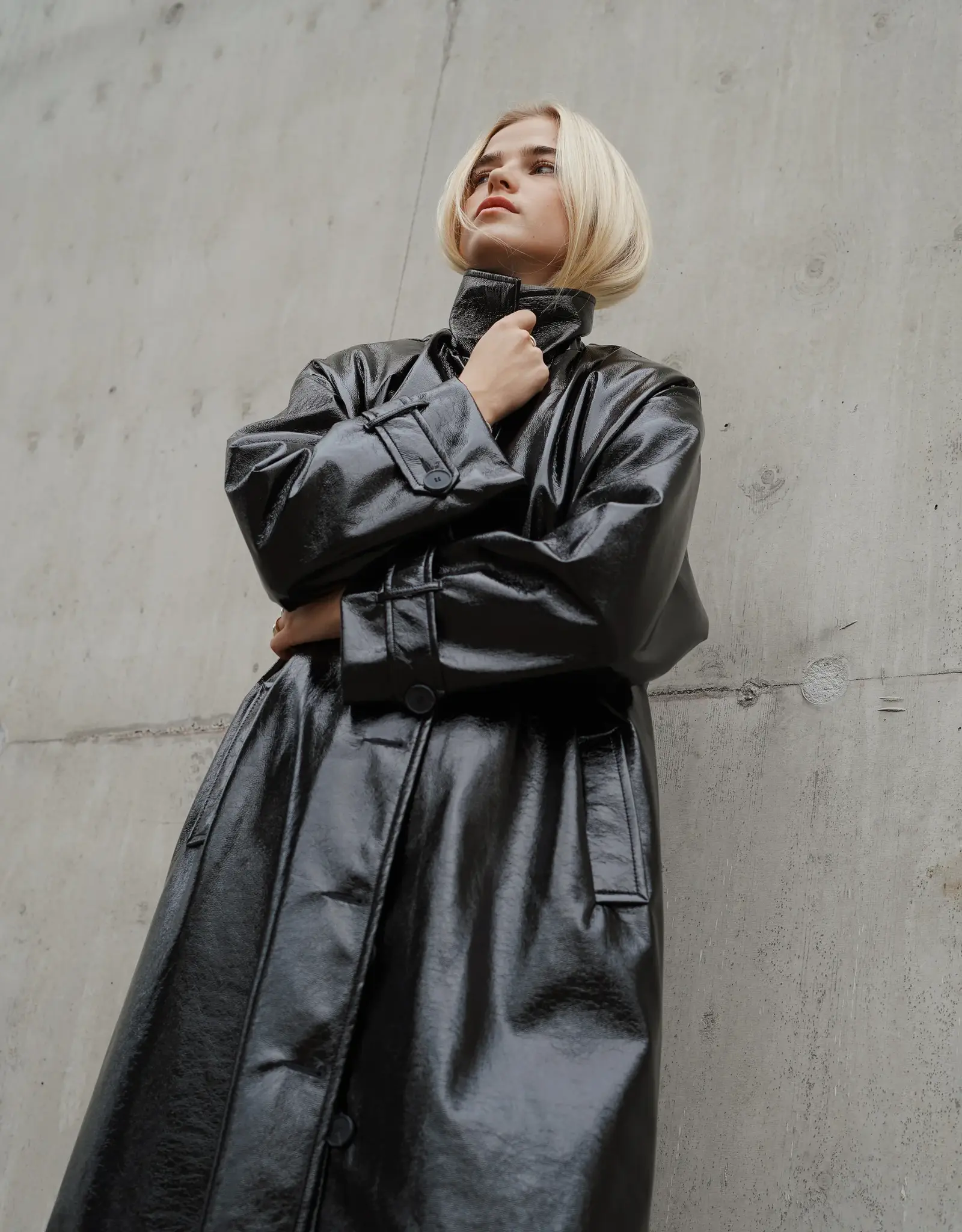 Mon Frac Regenjas Cracquelé  'Storm' - Black - Mon Frac TU