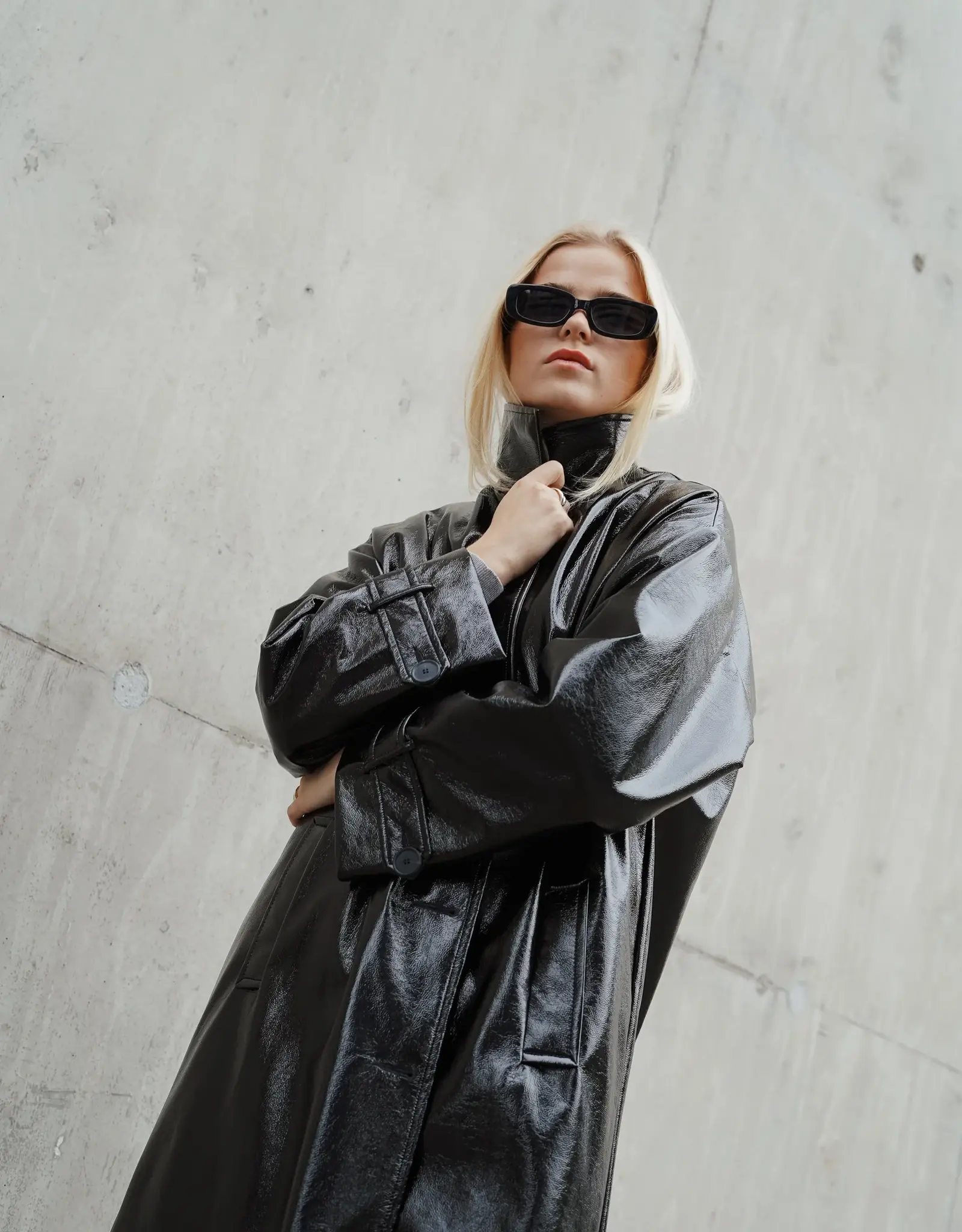 Mon Frac Regenjas Cracquelé  'Storm' - Black - Mon Frac TU