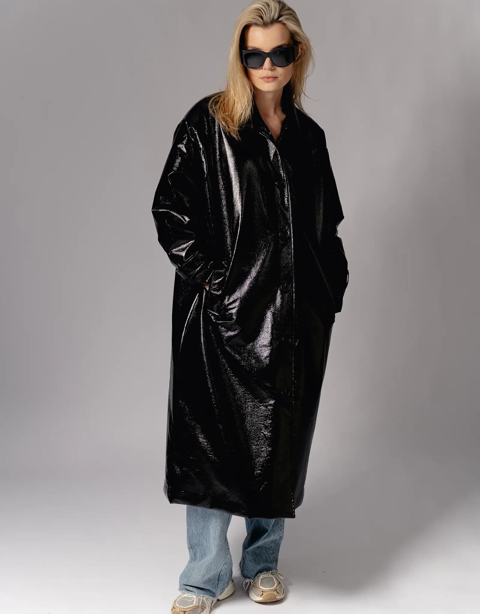 Mon Frac Regenjas Cracquelé  'Storm' - Black - Mon Frac TU