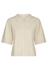 Cardigan Korte Mouw 'Cunna' - Ivory - Neo Noir