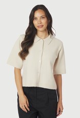 Cardigan Korte Mouw 'Cunna' - Ivory - Neo Noir