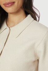 Cardigan Korte Mouw 'Cunna' - Ivory - Neo Noir