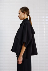 Withblack Trench Cape 'Medusa' - Black - Withblack