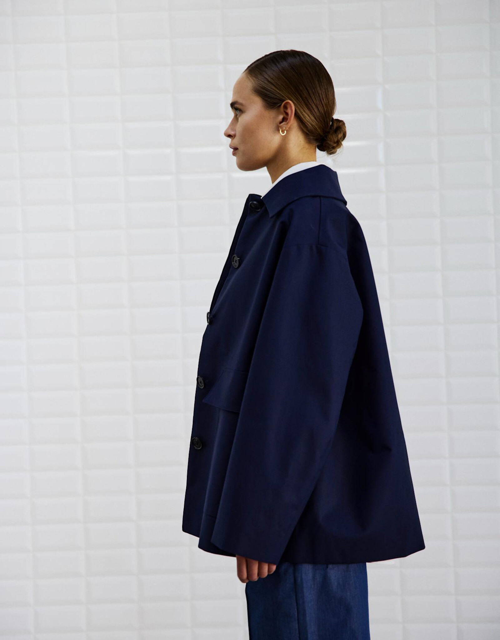 Withblack Jacket 'Vaka' - Midnight Blue - Withblack