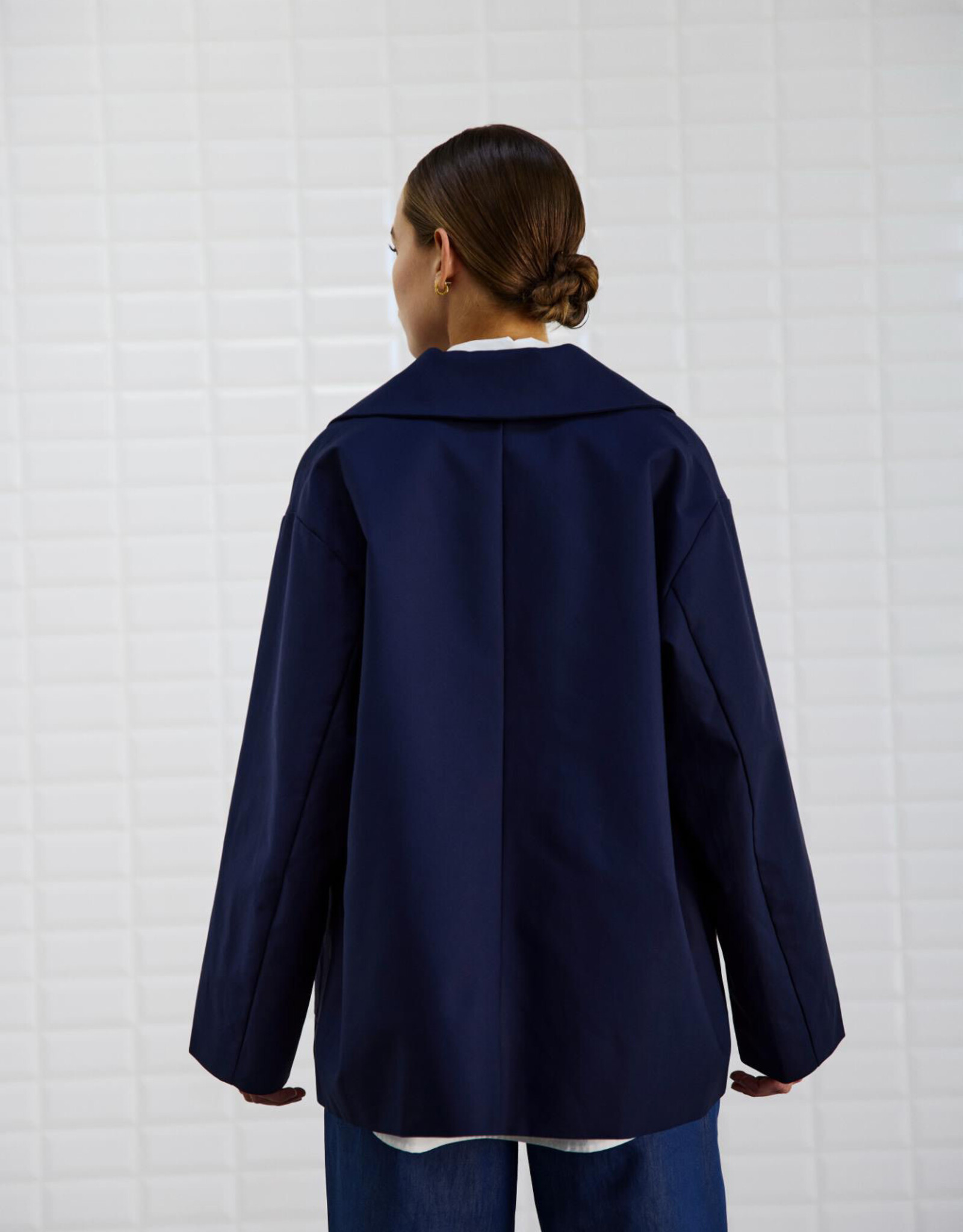 Withblack Jacket 'Vaka' - Midnight Blue - Withblack