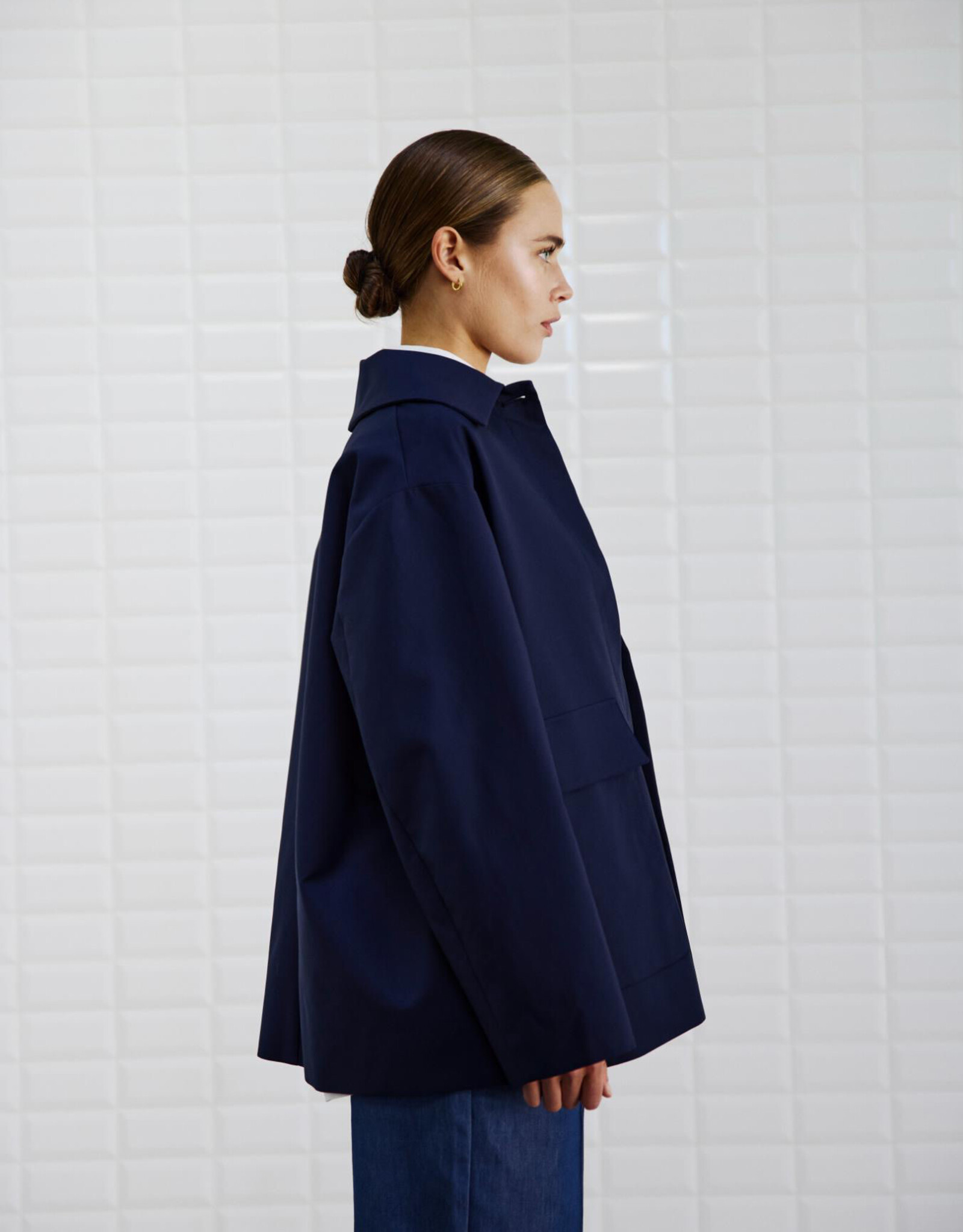 Withblack Jacket 'Vaka' - Midnight Blue - Withblack