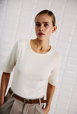 Withblack T-Shirt 'Lullu' - Pearled Ivory - Withblack