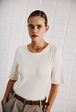 Withblack T-Shirt 'Lullu' - Pearled Ivory - Withblack