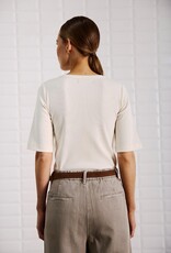 Withblack T-Shirt 'Lullu' - Pearled Ivory - Withblack