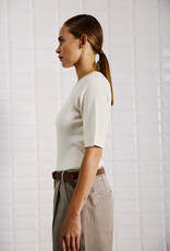 Withblack T-Shirt 'Lullu' - Pearled Ivory - Withblack