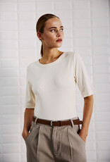 Withblack T-Shirt 'Lullu' - Pearled Ivory - Withblack