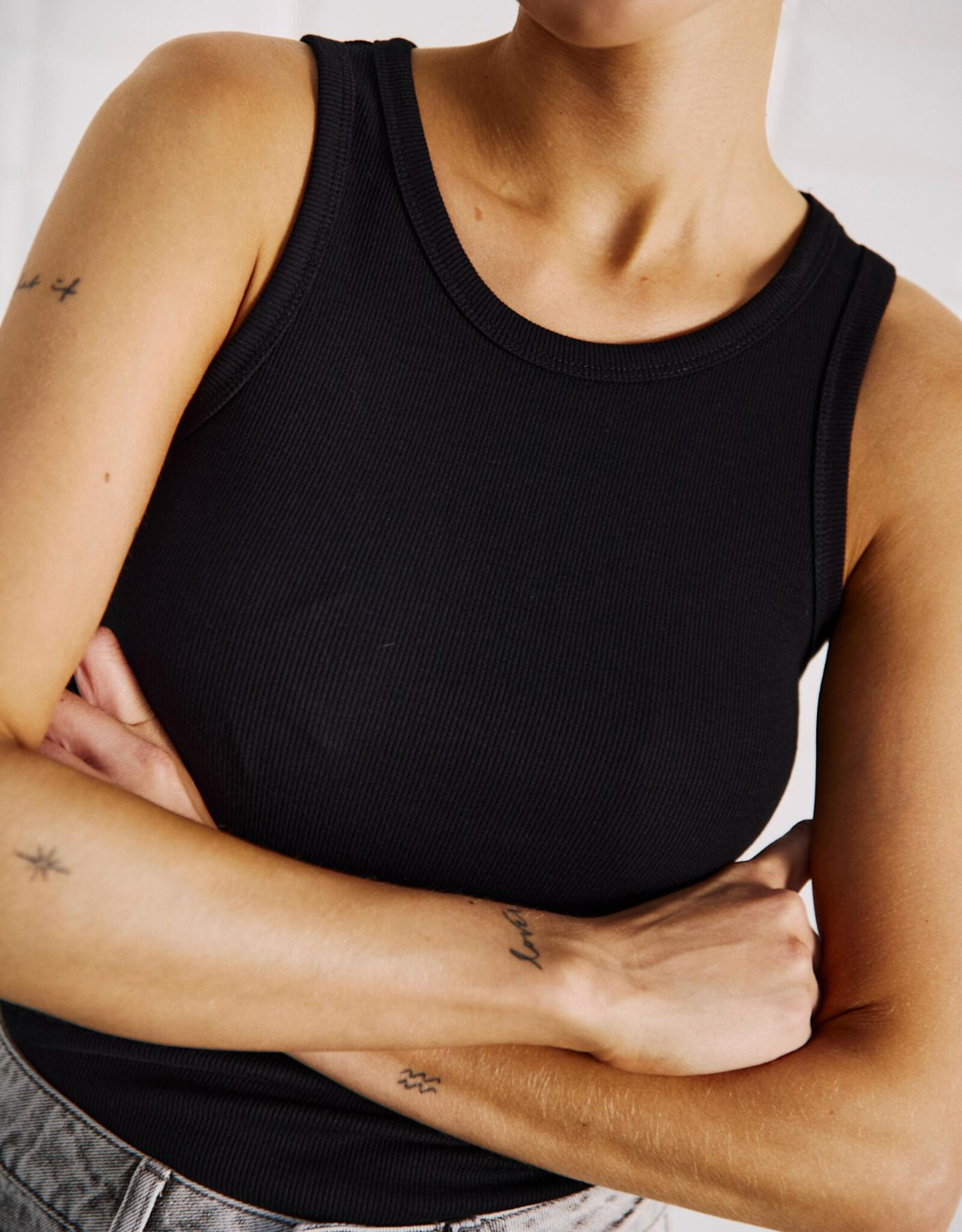 Withblack Tank Top 'Dordi' - Black - Withblack