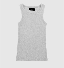 Withblack Tank Top 'Dordi' - Grey Melange - Withblack