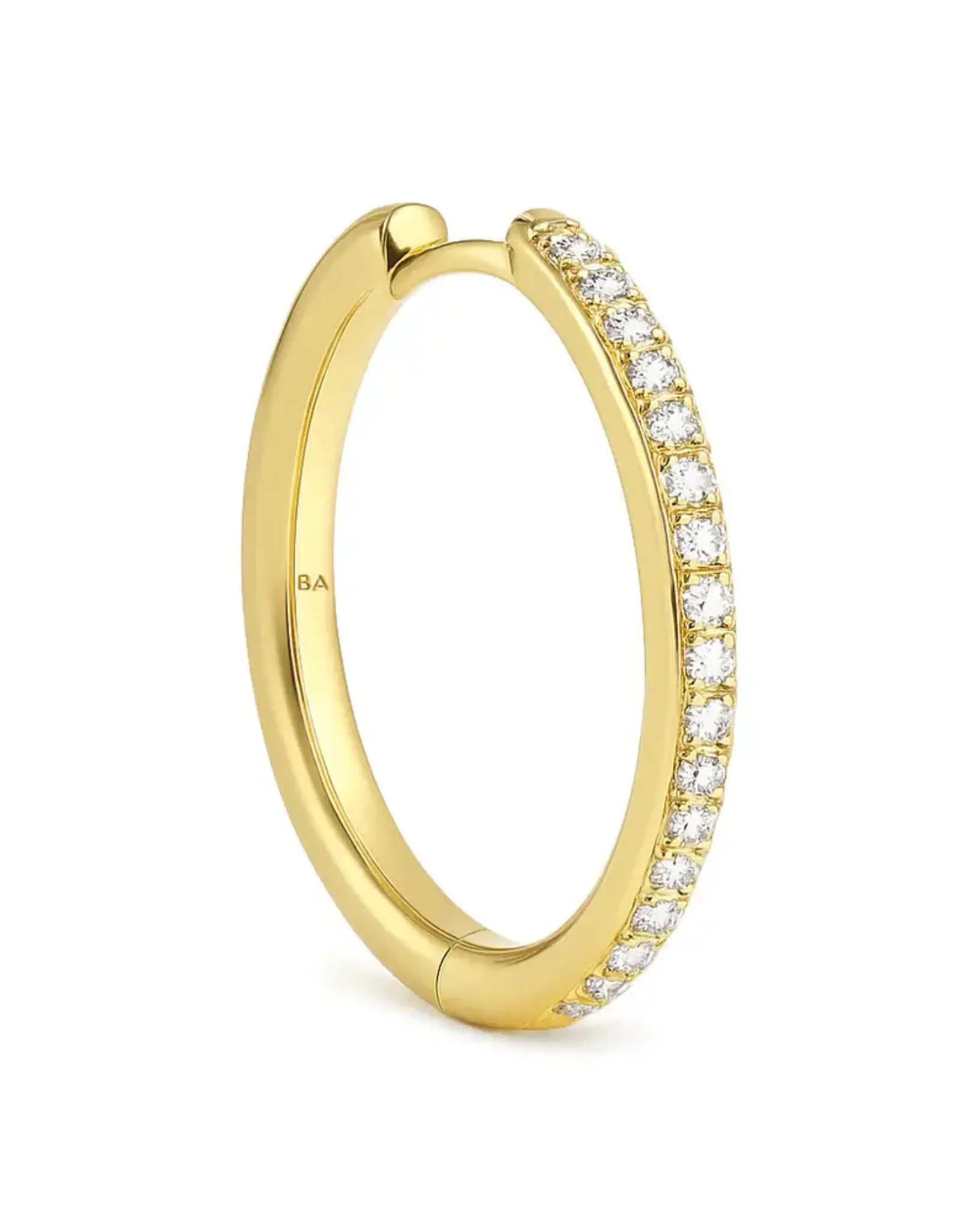 Billion Avenue Ivy L Diamond Earring 30mm - Gold - Billion Avenue