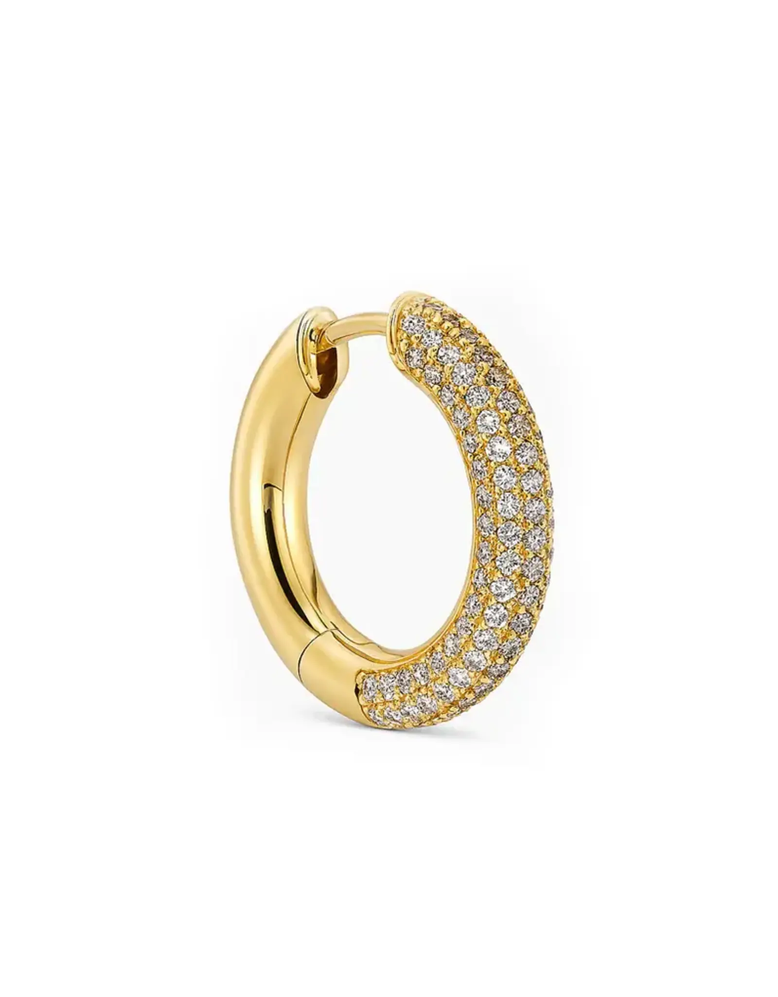 Billion Avenue Kos Diamond Earring - Gold - M 20mm - Billion Avenue
