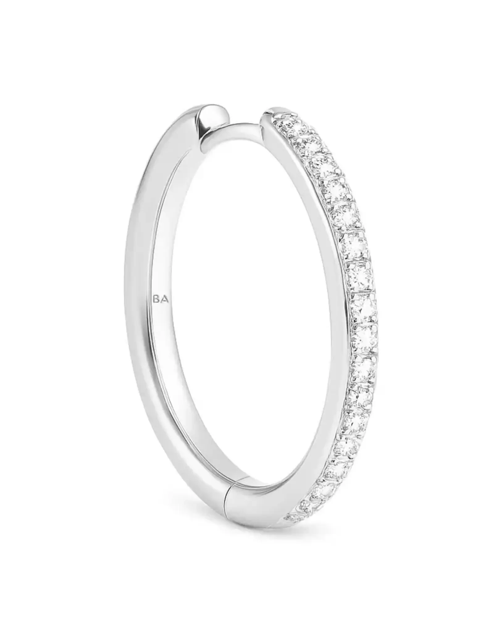 Billion Avenue Ivy L Diamond Earring 30mm - Silver - Billion Avenue