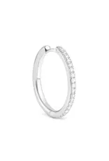 Billion Avenue Ivy M Diamond Earring 20mm - Silver - Billion Avenue