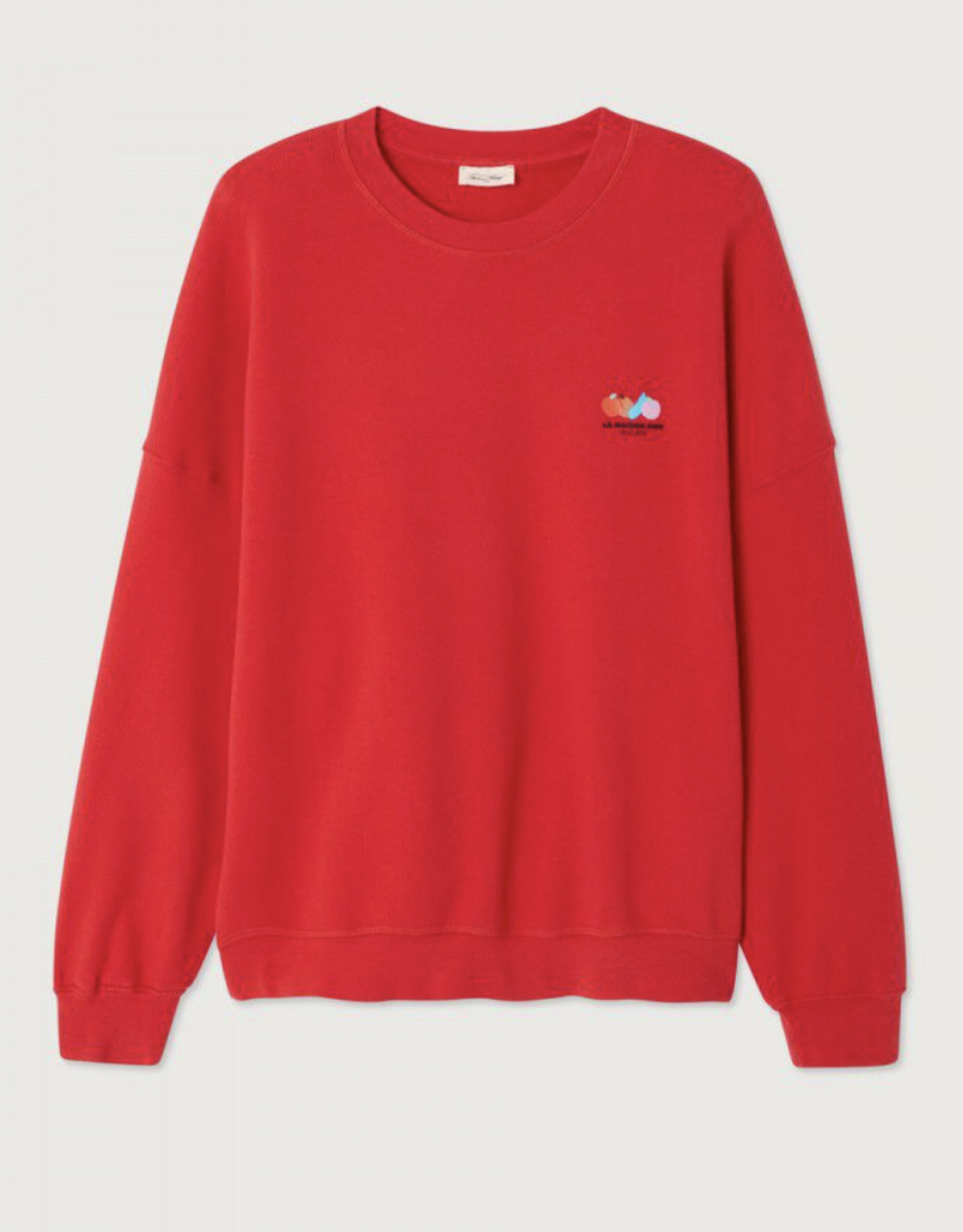 American Vintage Sweater 'Atubay' - Tomate - Atu03D - American Vintage