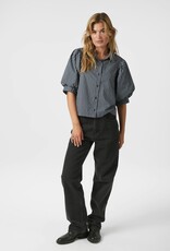 Blouse Stripe 'Etta' - Navy - Neo Noir