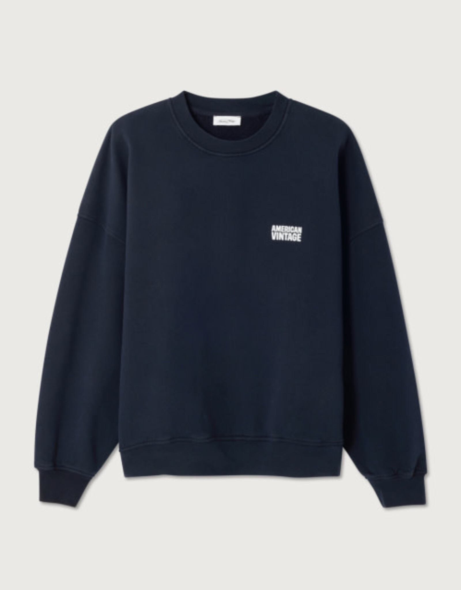 American Vintage Sweater 'Plizzy' - Navy Vintage - Pli03C - American Vintage