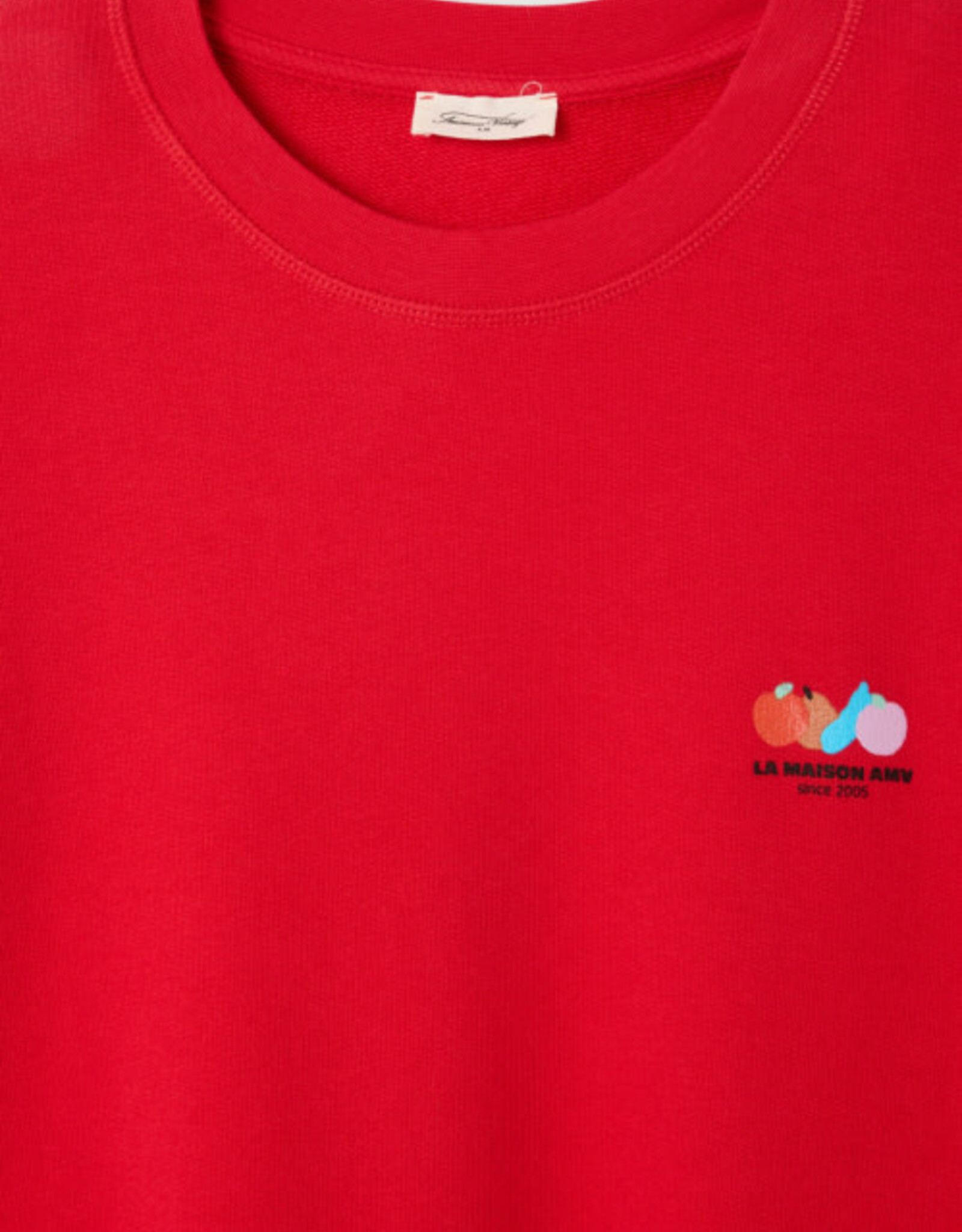 American Vintage Sweater 'Atubay' - Tomate - Atu03D - American Vintage