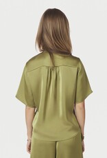 Blouse Heavy Sateen 'Casadia' - Sage Green - Neo Noir