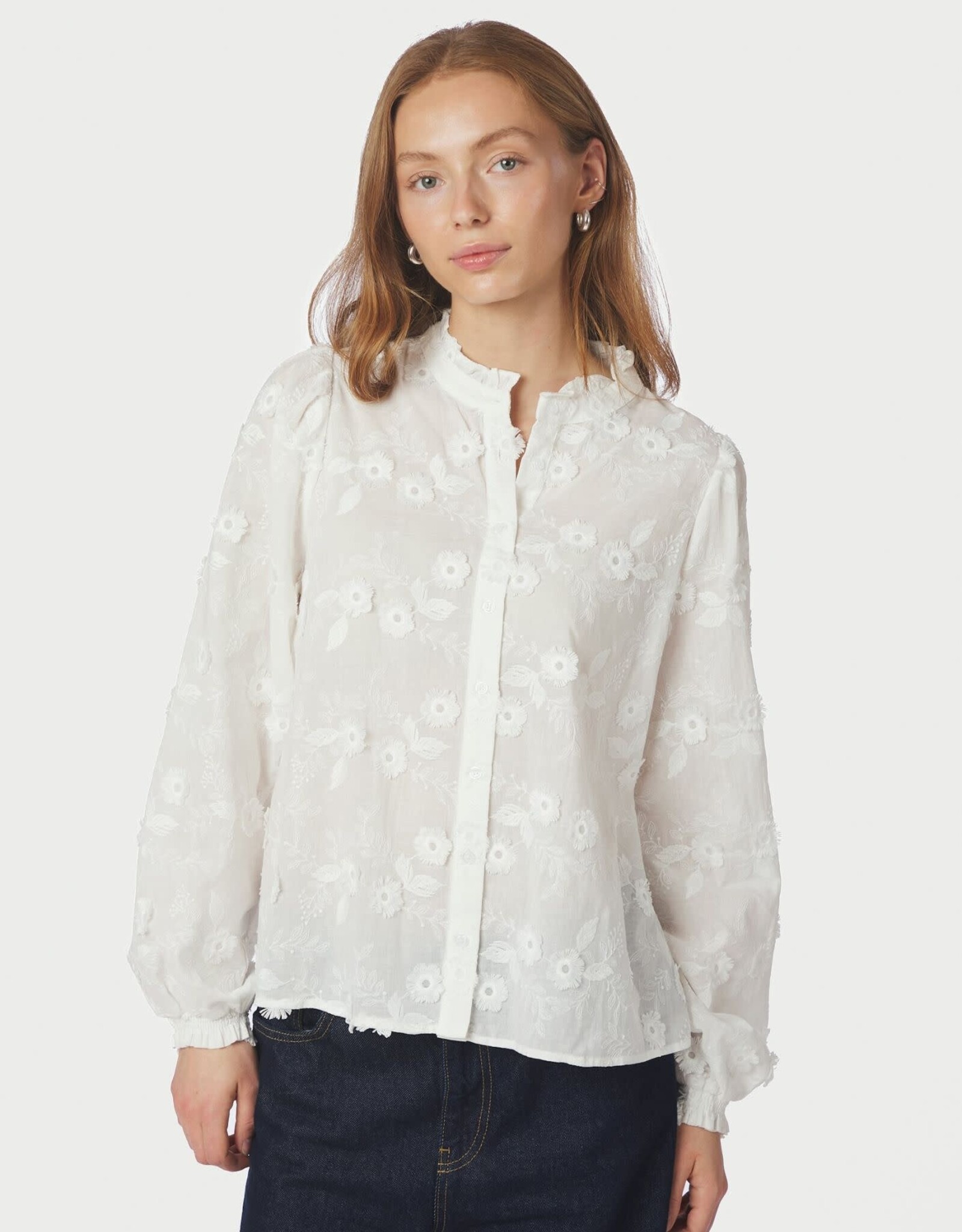 Blouse 'Oda' - White - Neo Noir