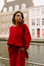 Monré Blouse 'Zoë' - Red - Monré