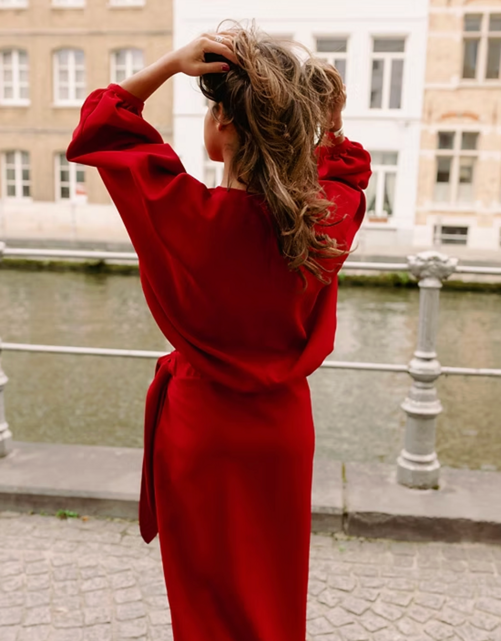 Monré Blouse 'Zoë' - Red - Monré