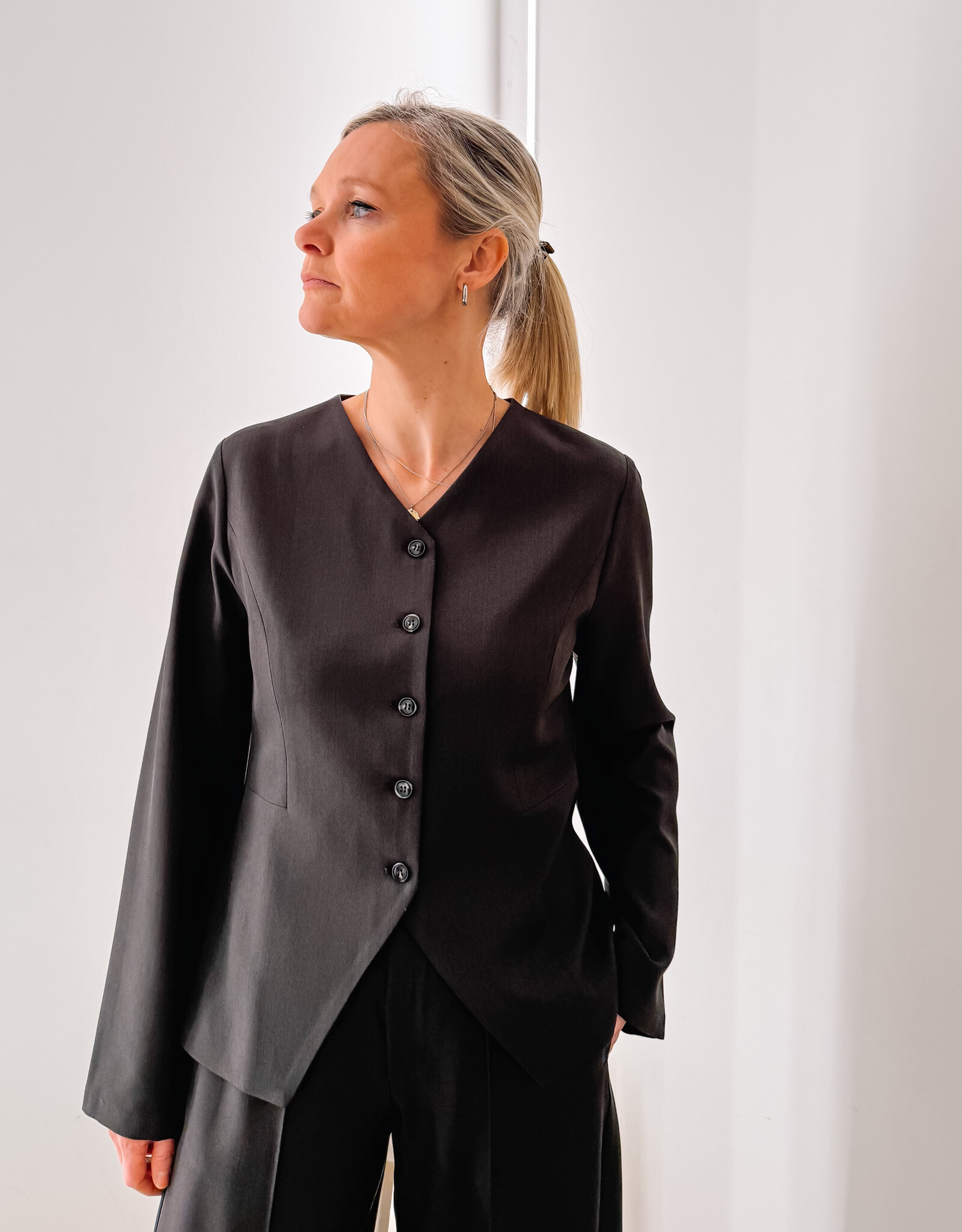 Vestje 'Toots' - Dark Grey - Neo Noir