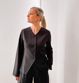 Vestje 'Toots' - Dark Grey - Neo Noir