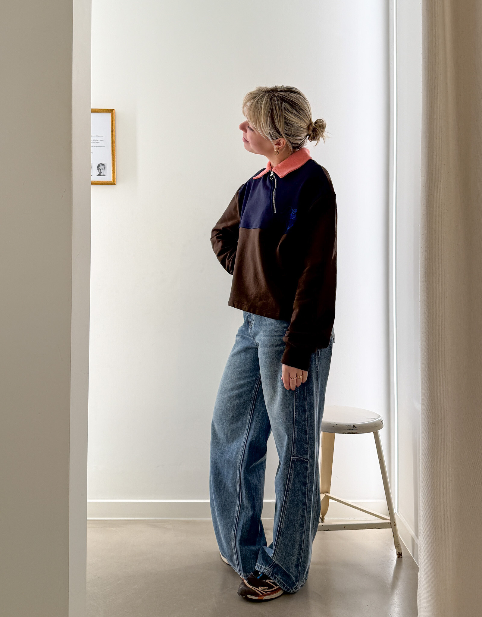 The Golden House Ad Sweater 'Isaak' - Choco Et Marine - Adoré