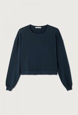 American Vintage T-Shirt Lange Mouw 'Sonoma' - Navy Blue Vintage - Son02IG - American Vintage