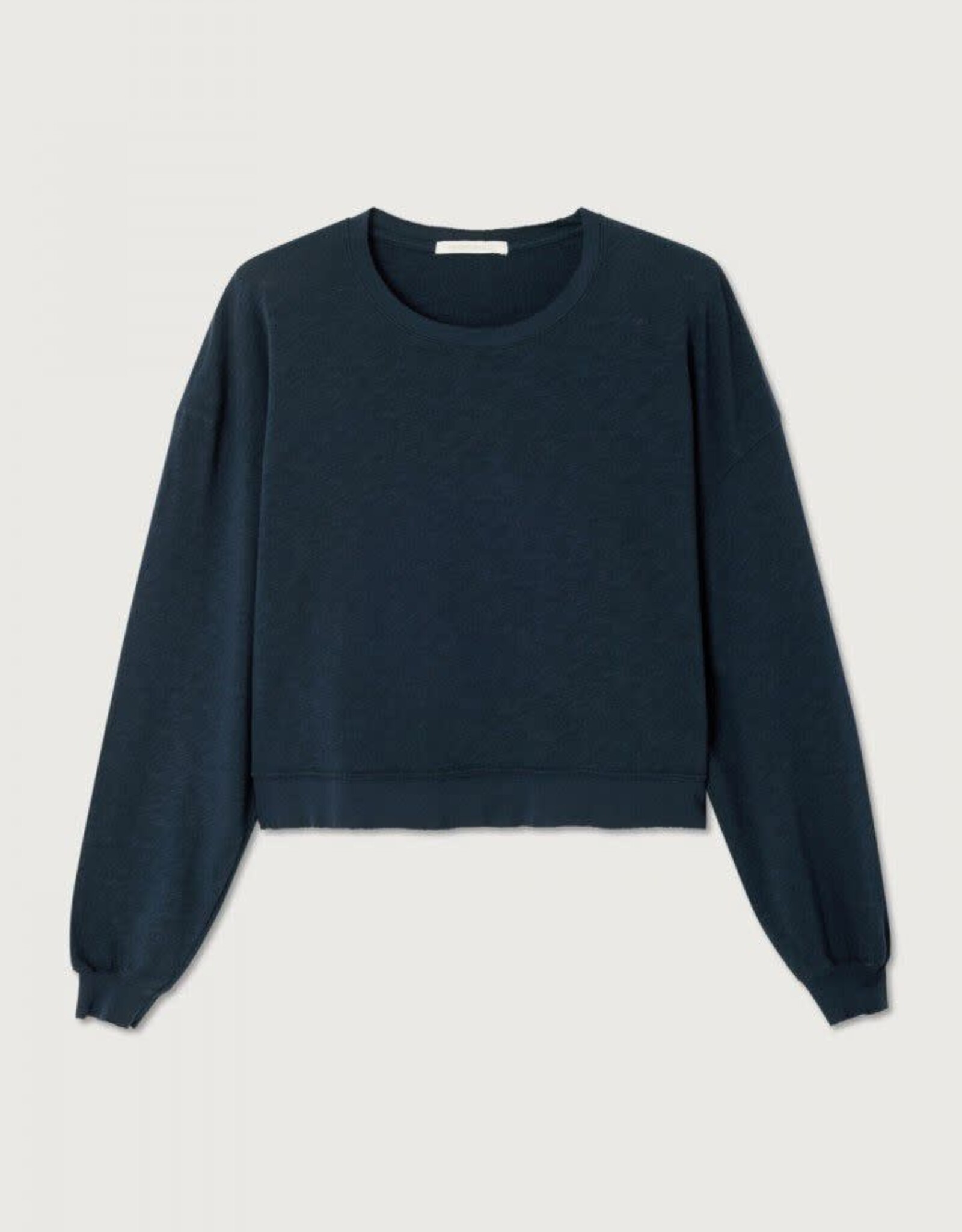 American Vintage T-Shirt Lange Mouw 'Sonoma' - Navy Blue Vintage - Son02IG - American Vintage