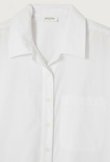 American Vintage Hemd Korte Mouw 'Havanarow' - White - Hav06B -  American Vintage