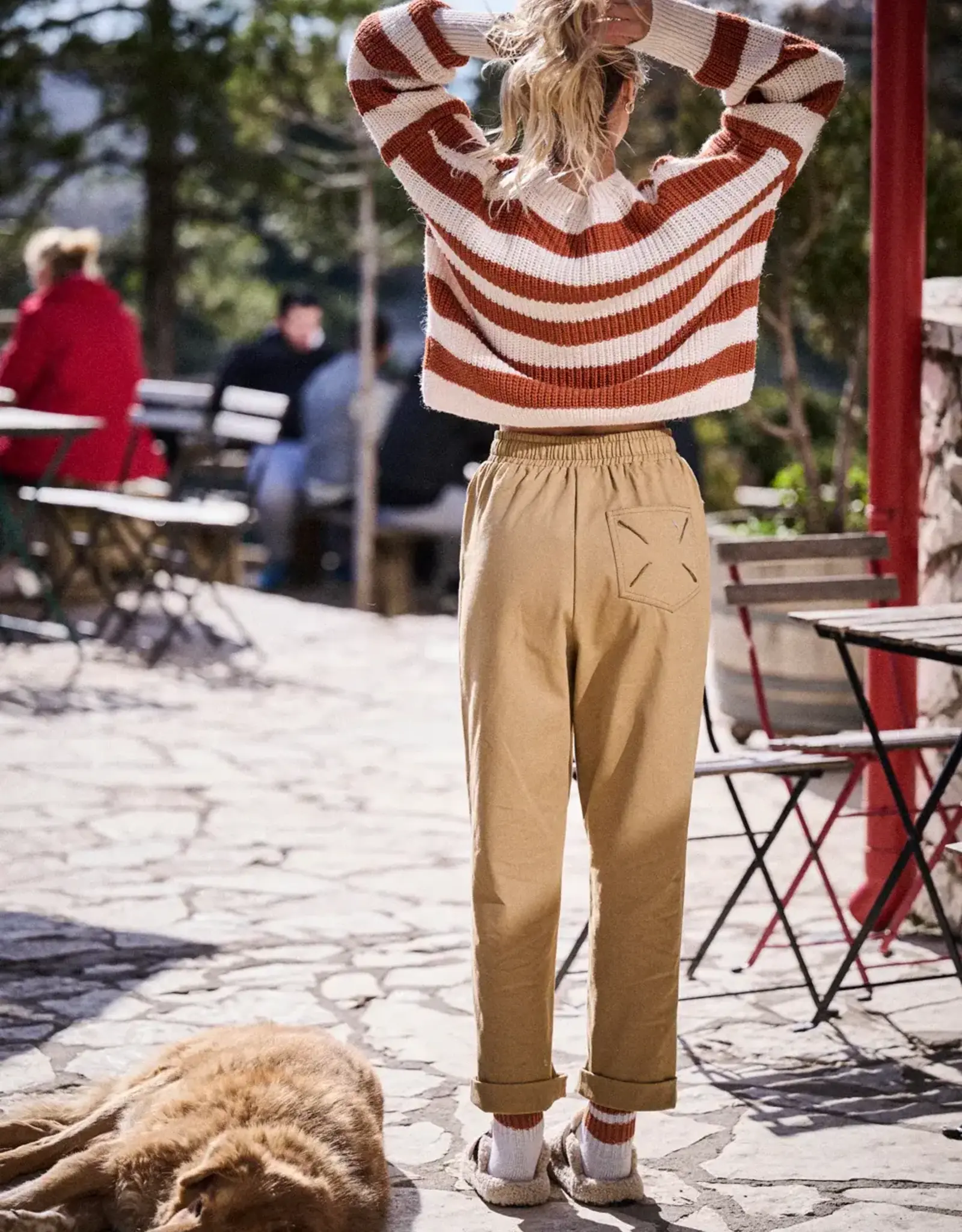 Laure+Max Broek 'Primo' - Camel - Laure+Max