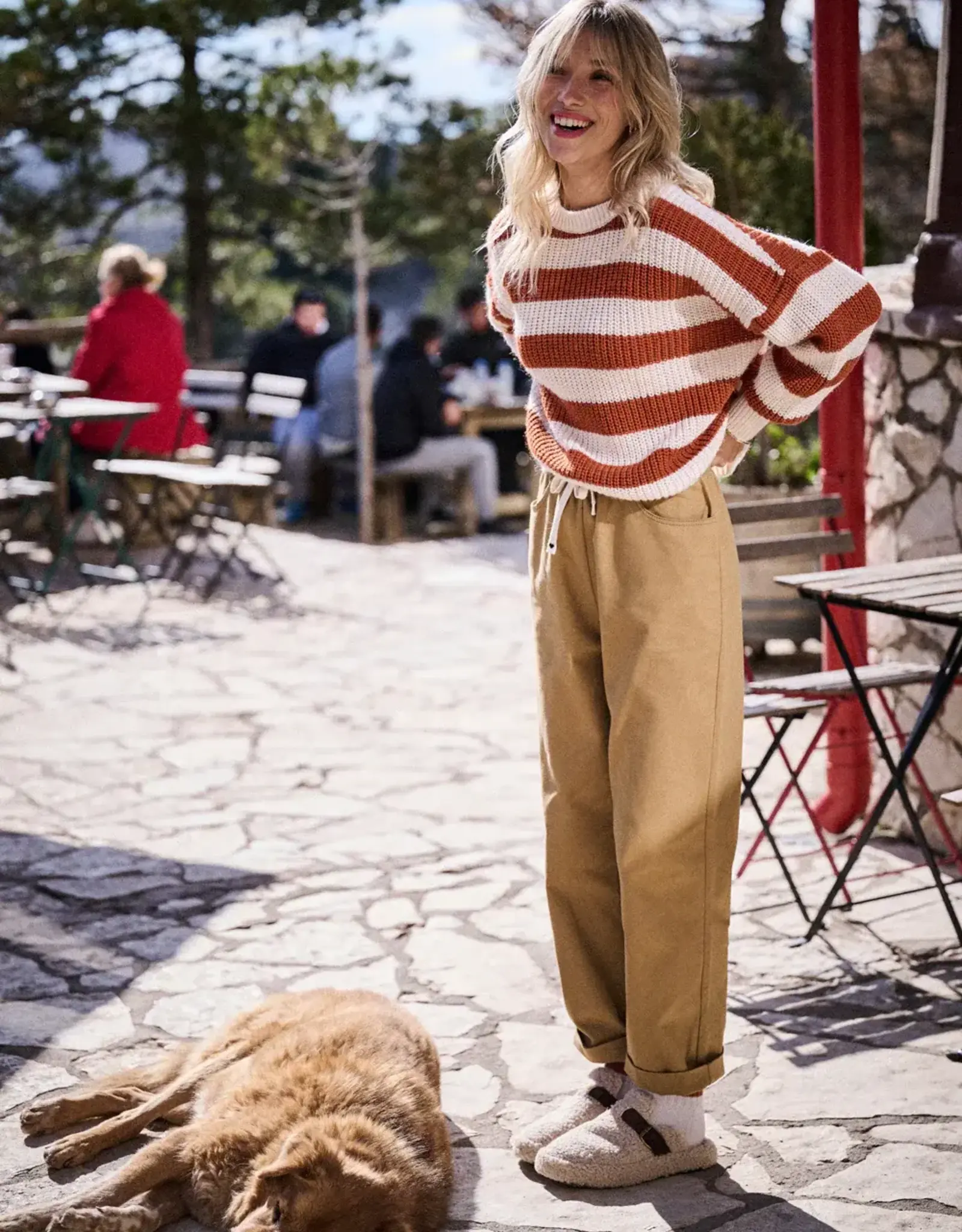 Laure+Max Broek 'Primo' - Camel - Laure+Max